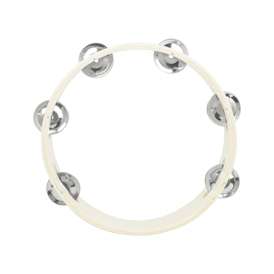 6/8/10 Inch Wood Tambourine Percussion Instrument Three Piece Set Hand Drums Toys Musical Educational Toys For Kids