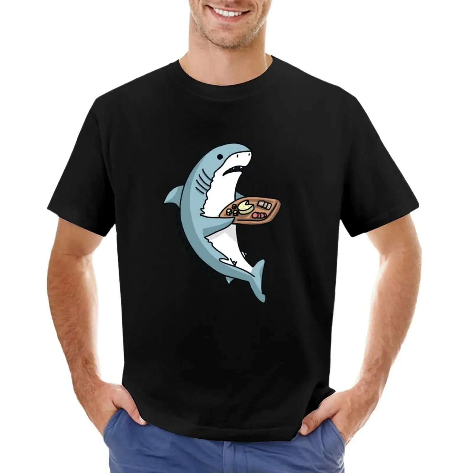 

Sharkuterie T-shirt shirts graphic tees customs summer tops funny t shirts for men