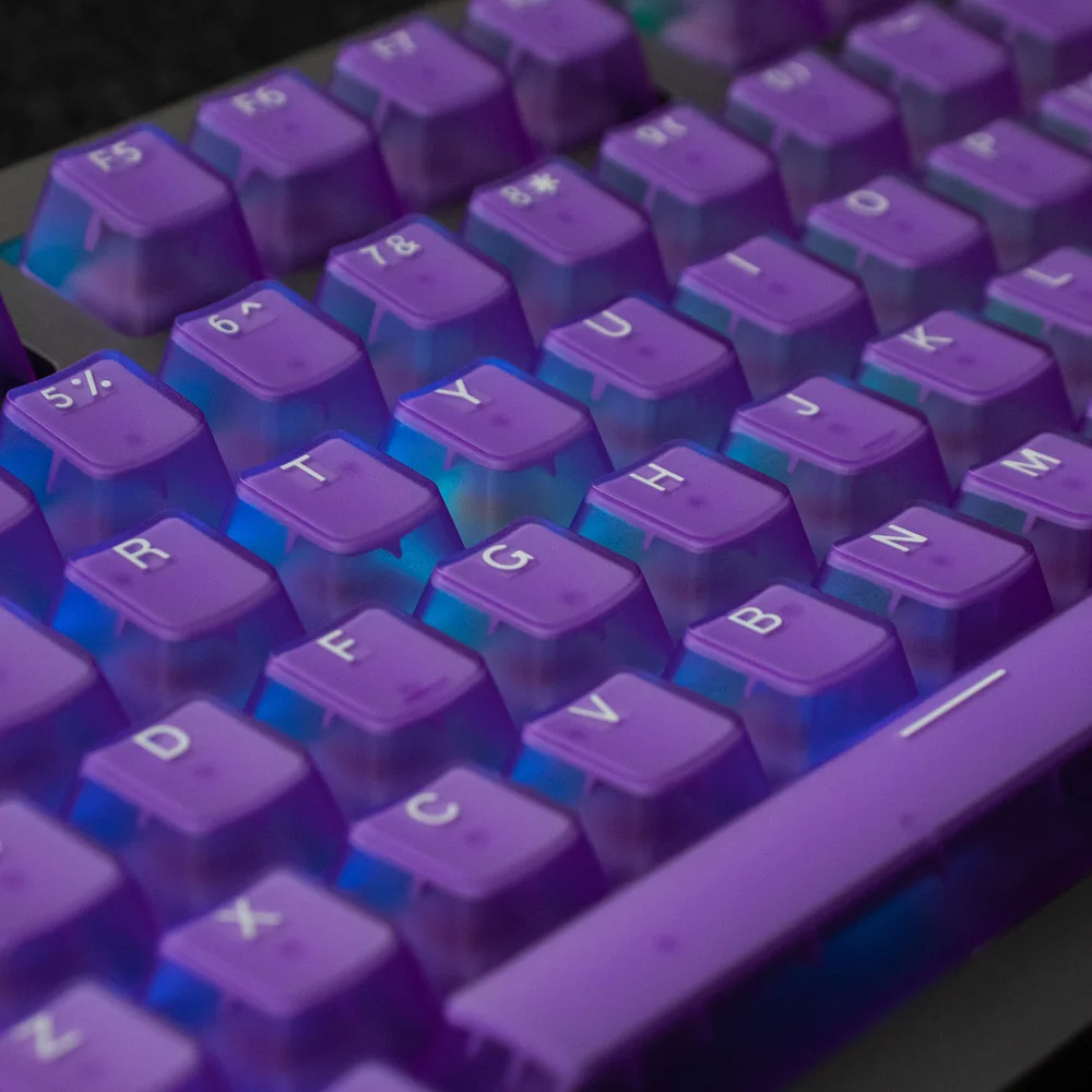 Chaves Oem Perfil Transparente Claro Keycaps para mx Interruptor Teclado Mecânico Abs Keycap Rgb Backlit Jogo Teclado Tampões Chaves 132