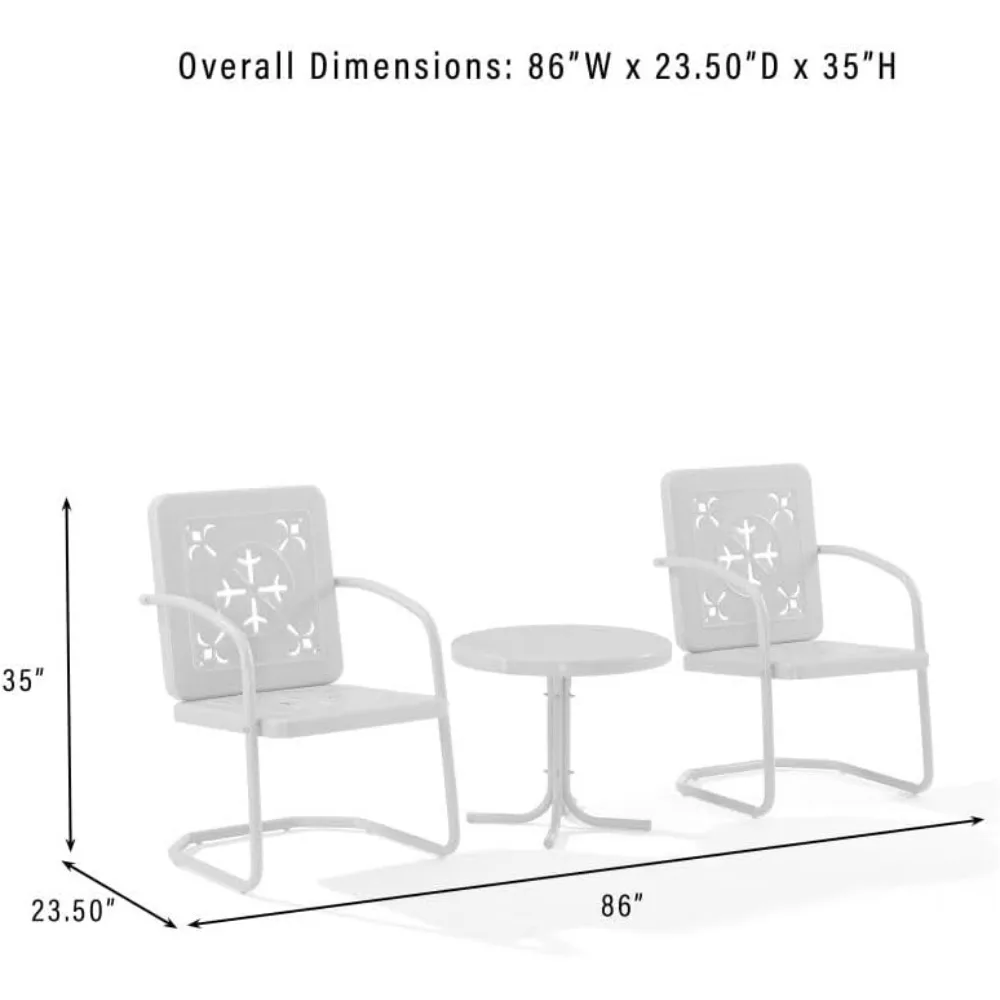 2025 Azalea Retro 3-Piece Patio Set by Crosley 6