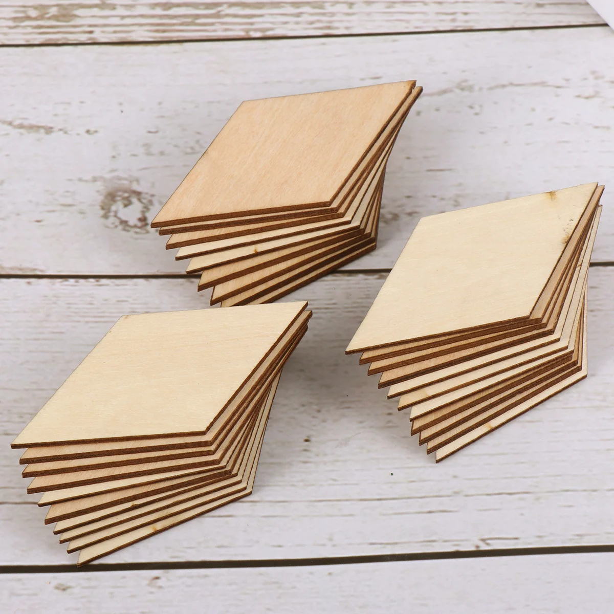 

30 Pcs Wood Slices DIY Crafts Accessories Wooden Ornaments for Party Bamboo Decor