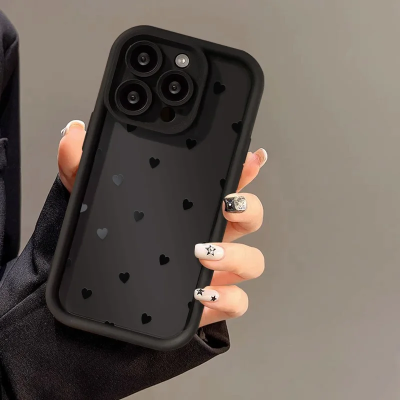 ตัวเลือกสินค้า เคสซิลิโคนลายหัวใจ ใส่ iPhone ได้ทุกรุ่น