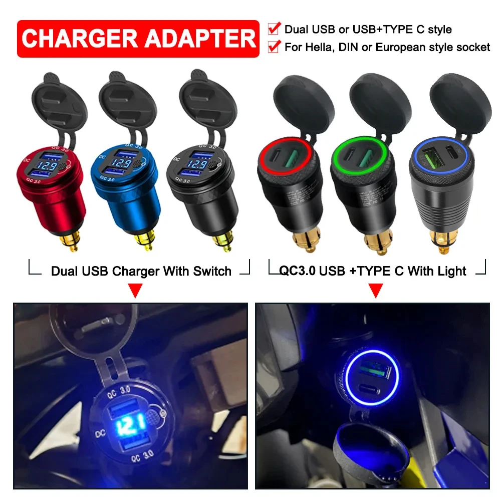 Dual-USB-Ladegerät Für Typ-A (Wagen