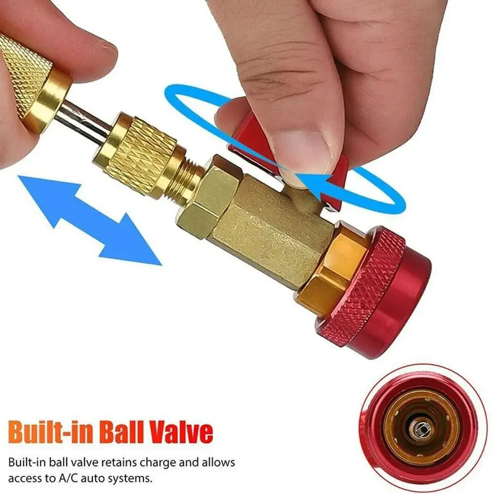 R134A Valve Core Wrench Auto Air Condition Valve Quick Remover Tool New Protable Manual Installer Repair Tools