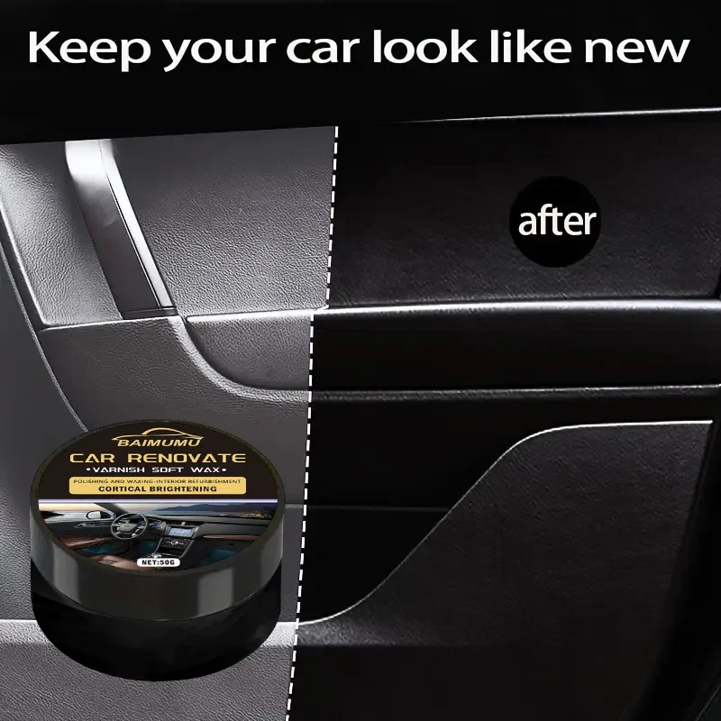Leather Repair Kit Leather Plastic Repair Wax 50g Car Interior Leather Repair Wax Car Seat sofa Leather Dashboard Plastic Refurbishment