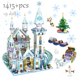 Princess Luxury Ice Castle Playground Building Blocks Set (No box 3)