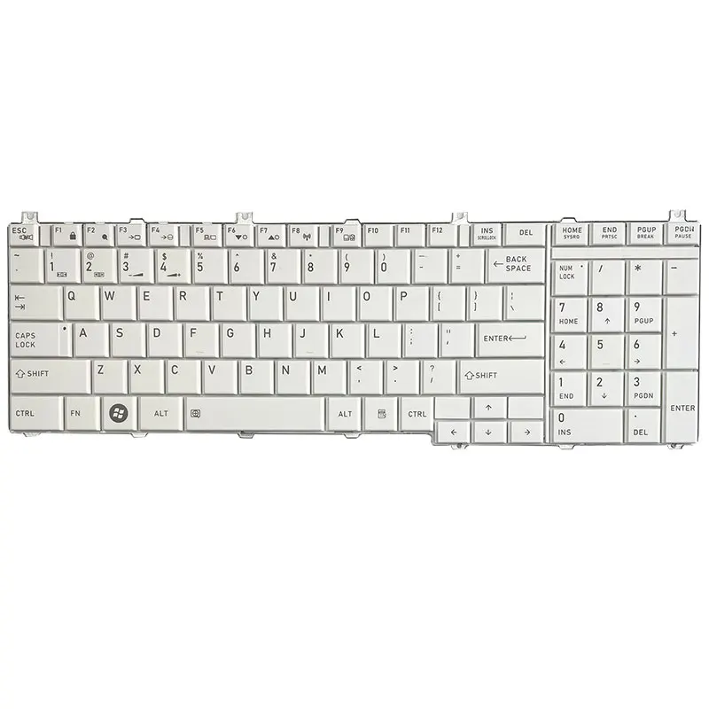 Gzeele Teclado Inglês para Toshiba Satellite L670 L670d L675 L675d C660 C660d C655 L655 L655d C650 C650d L650 C670 L750 L750d - Imagem 4