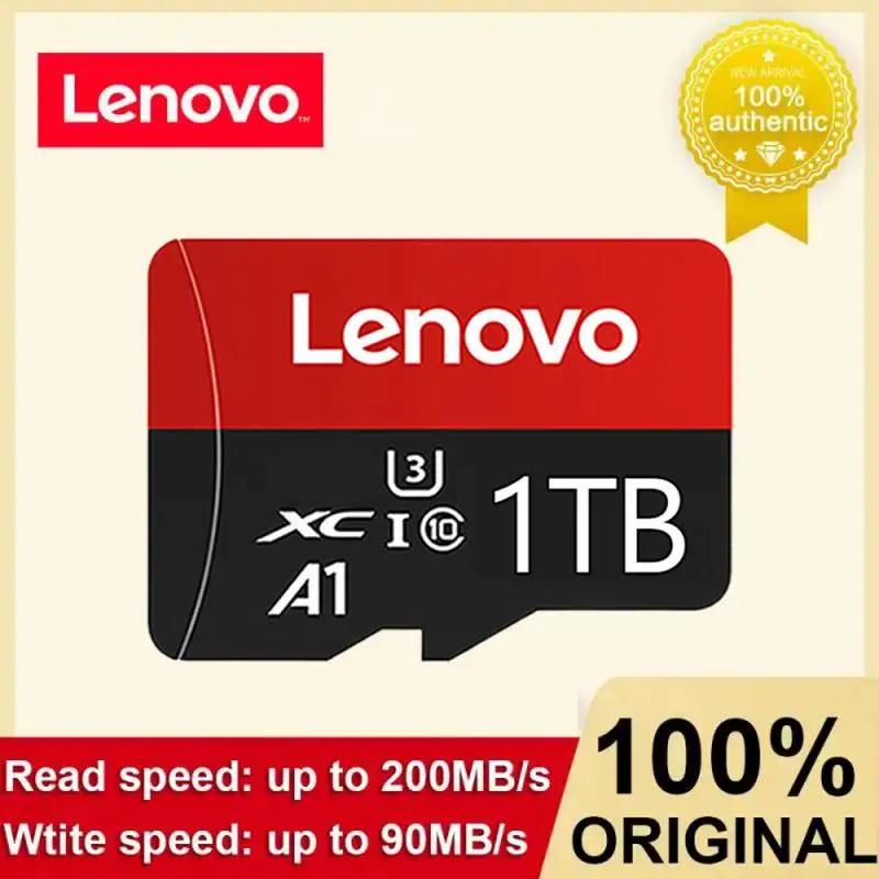 Lenovo 1Tb Mini Sd Memory Card 128Gb 512Gb Micro Tf Sd Card 64Gb 256Gb 512Gb Smart Sd/Tf Card Per Telefono/Fotocamera/Ps4 Con Adattatore