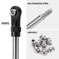 INJORA Stainless Steel High Clearance Links with Rod Ends for 1/10 RC Crawler Car TRX4 SCX10 II SCX10 III VS4-10 - Image 4