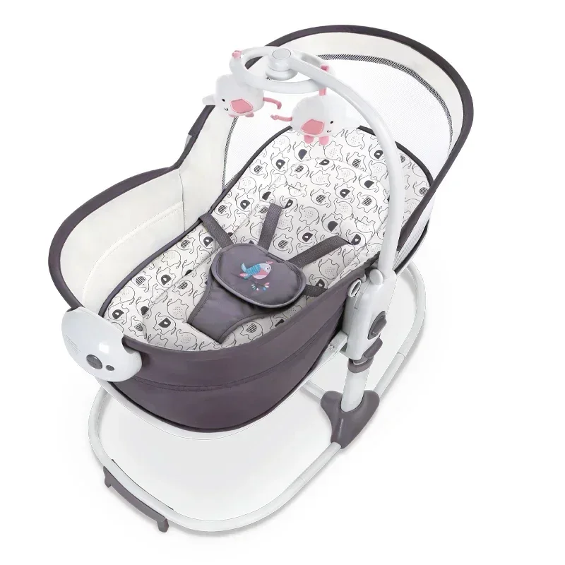 Baby swing cradle chair baby swing bed baby adjusticable bouncer chair with music box