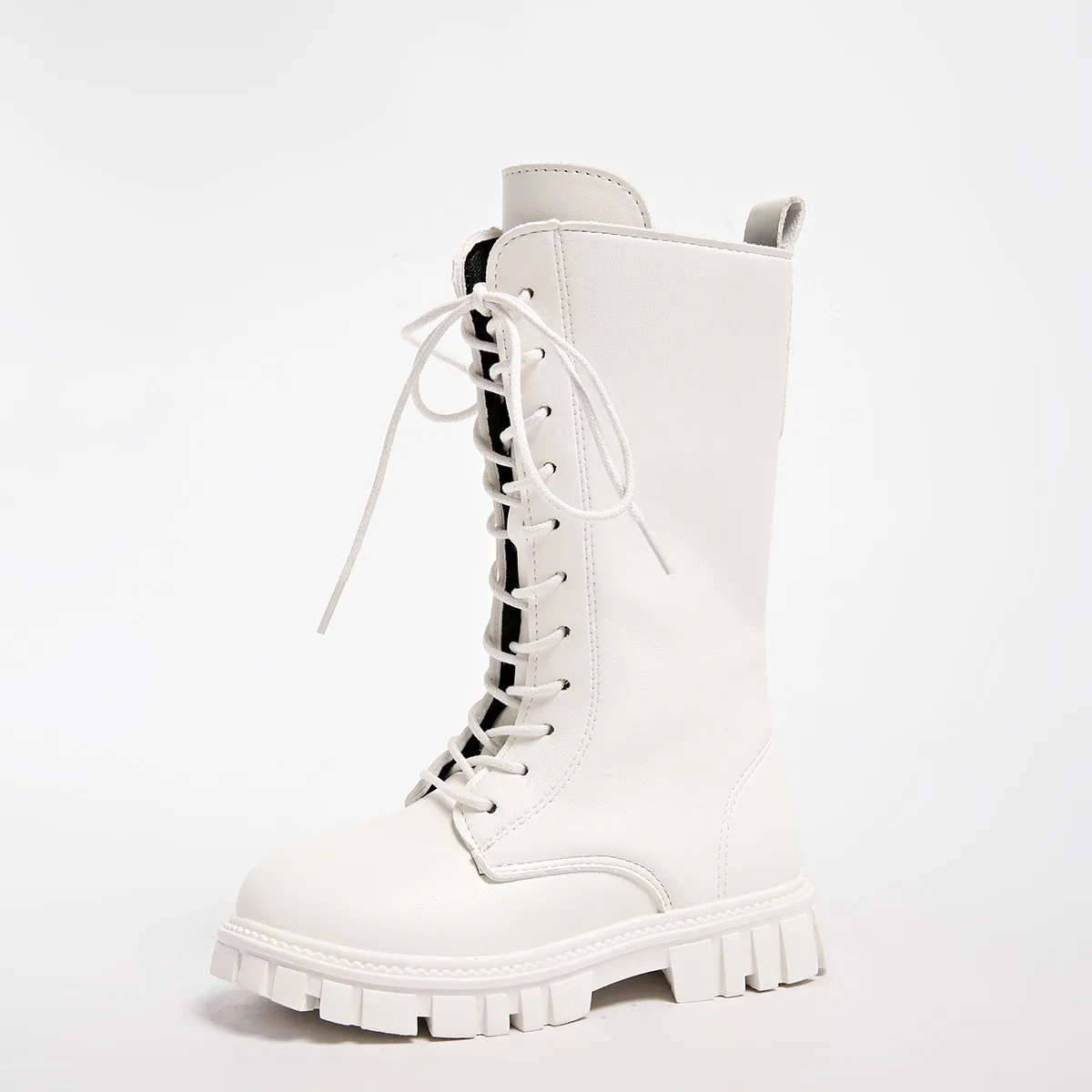 Girls Mid Calf Boots Winter Thermal Anti Slip Kids Shoes