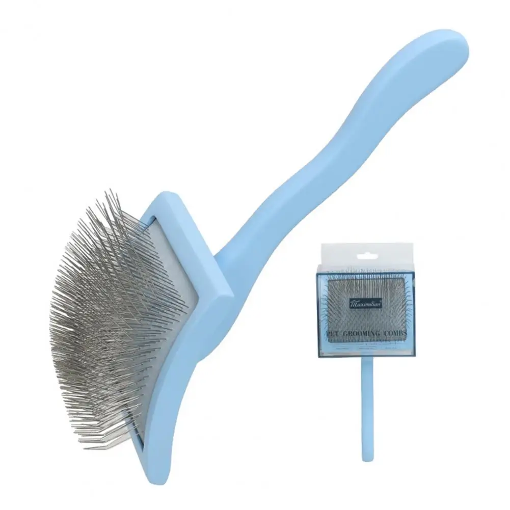 Dog Slicker Brush Large Pet Grooming Tool for Cats Dogs Removes Loose Fur Tangles Pet Comb Puppy Massage Brush for Shedding