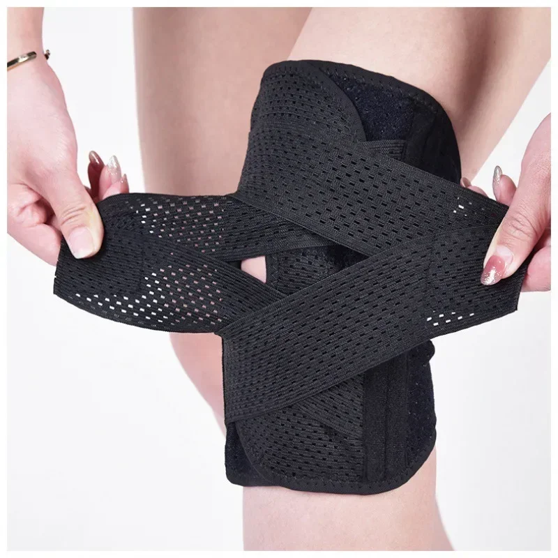 

1PC Sports Kneepad Men Women Pressurized Elastic Knee Pads Arthritis Joints Protector Fitness Gear Volleyball Brace Protector