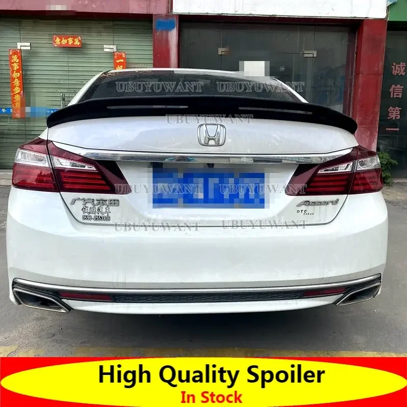 

Горячая Распродажа для Honda Accord 2014 2015 2016 2017 года глянцевое углеродное волокно/FRP заднее крыло A R Стиль Аксессуары для автомобильного спойлера