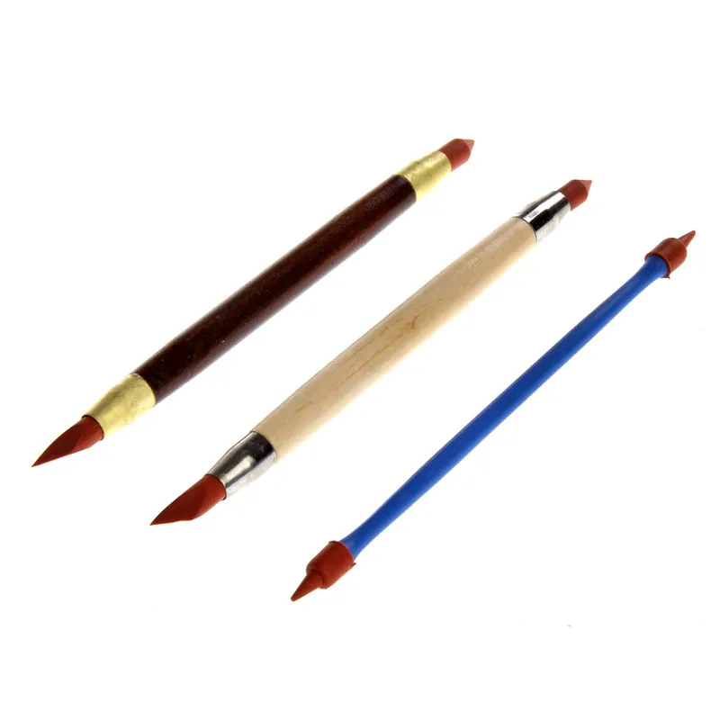 3 Pcs Pottery Clay Sculpture Carving Tools for Art Craft