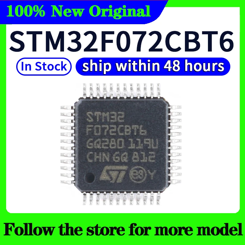 STM32F072CBT6 STM32F072C8T6 STM32F072CBU6 STM32F072RBT7 STM32F072RBT6 STM32F072V8T6 STM32F072R8T6 STM32F072VBT6 STM3