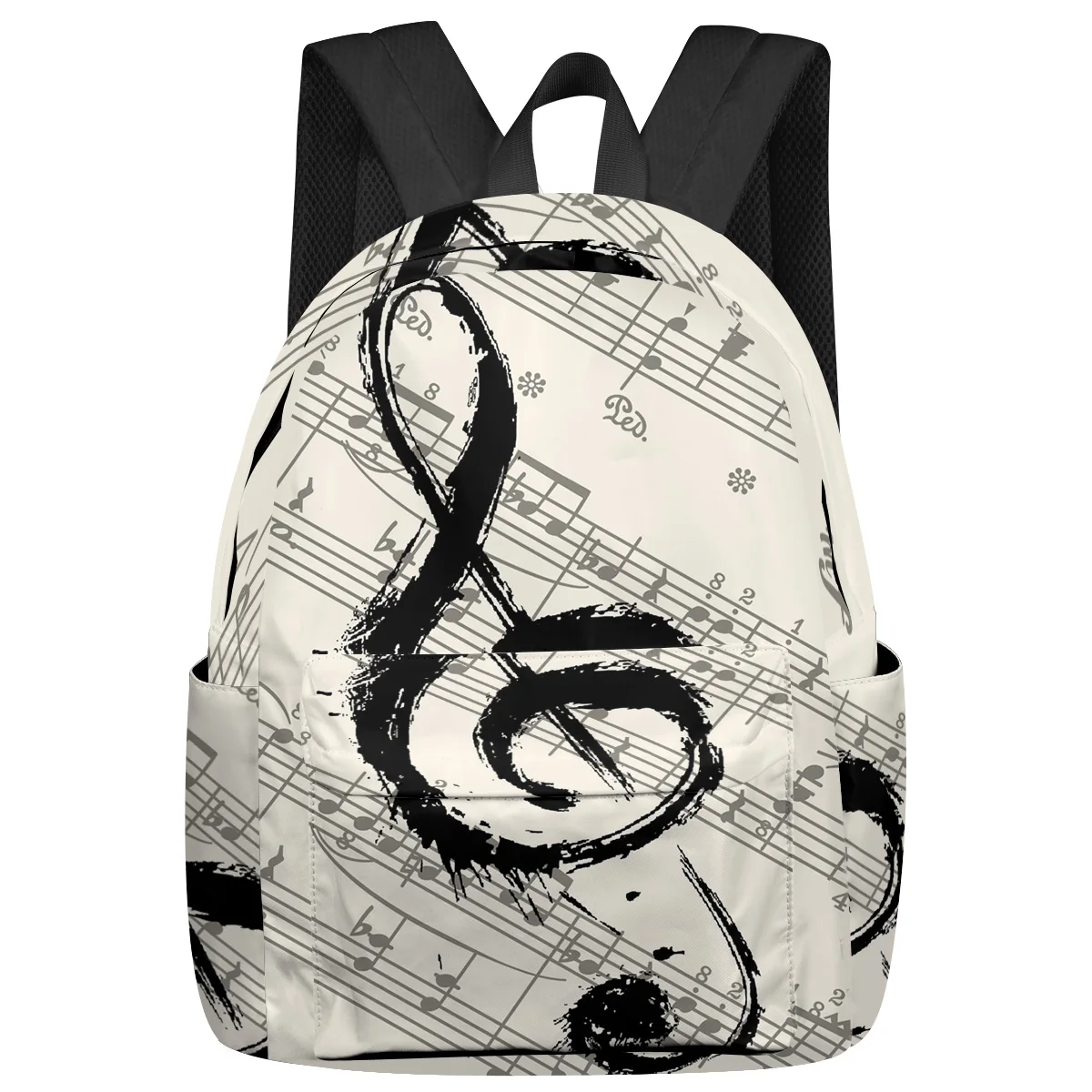 

Music Notes Sheet Vintage Feminina Backpacks Teenagers Student School Bags Laptop Backpack Men Women Female Travel Mochila