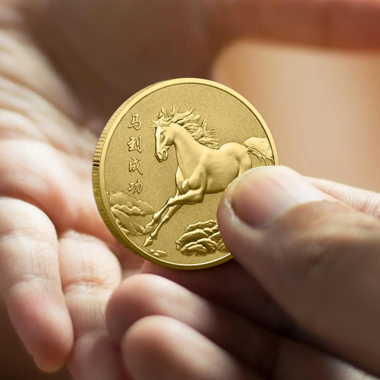 Horse Coin Blessing Collection Coin 2026 Year Of The Horse Luck Keepsake Souvenir Blessing Decoration for Chinese New Year Home