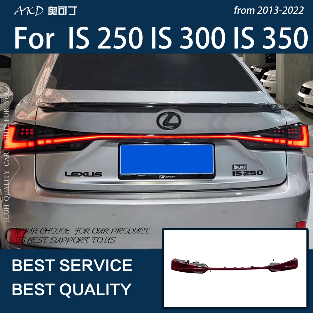 

Автомобильная фара в сборе для Lexus is250 is300 is Series 2013-2022, светодиодная фара со средним задним фонарем, аксессуары для рабочего освещения