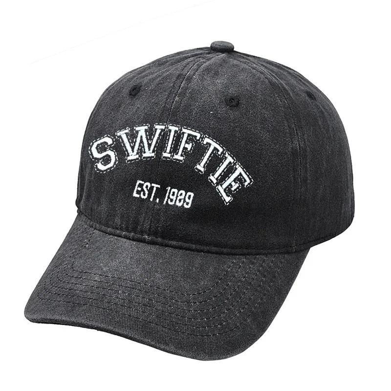 New Taylors The Swifts Baseball Caps 1989 Embroidery Hats Retro Cotton Duck Tongue Hat Outdoors Unisex for Fans Birthday Gifts 5