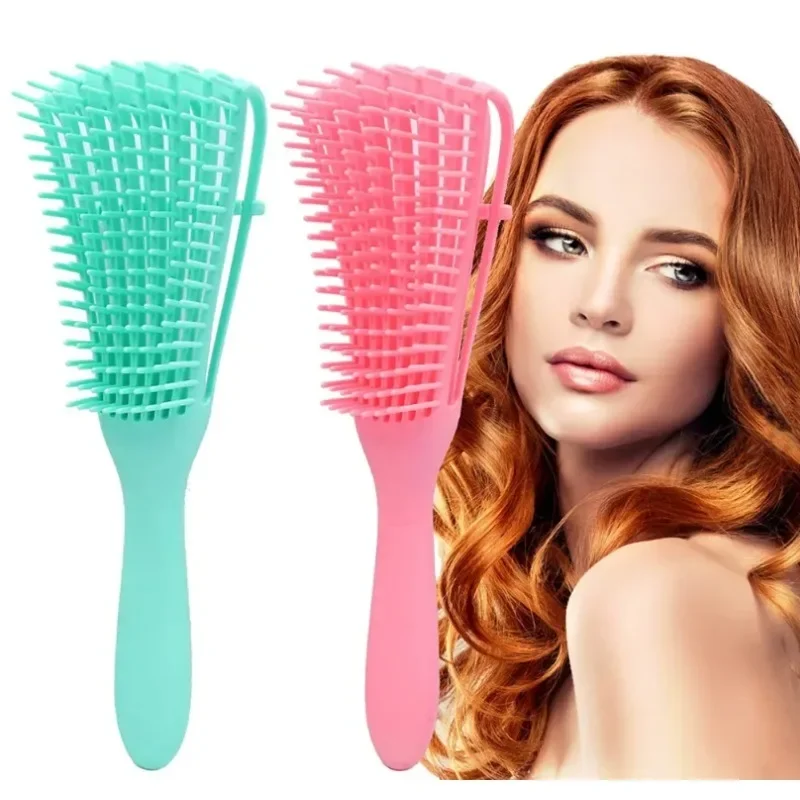 

Hair Comb Detangling Brush Scalp Massage Hair Brush Detangler Brush for Curly Thick Hair Octopus Hairbrush Women Men Salon