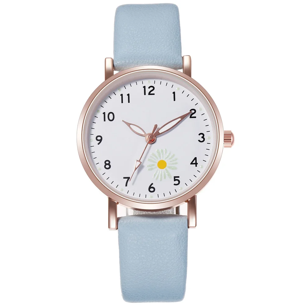 Little Daisy Women's Watch Simple and Fresh Luminous Quartz Watch