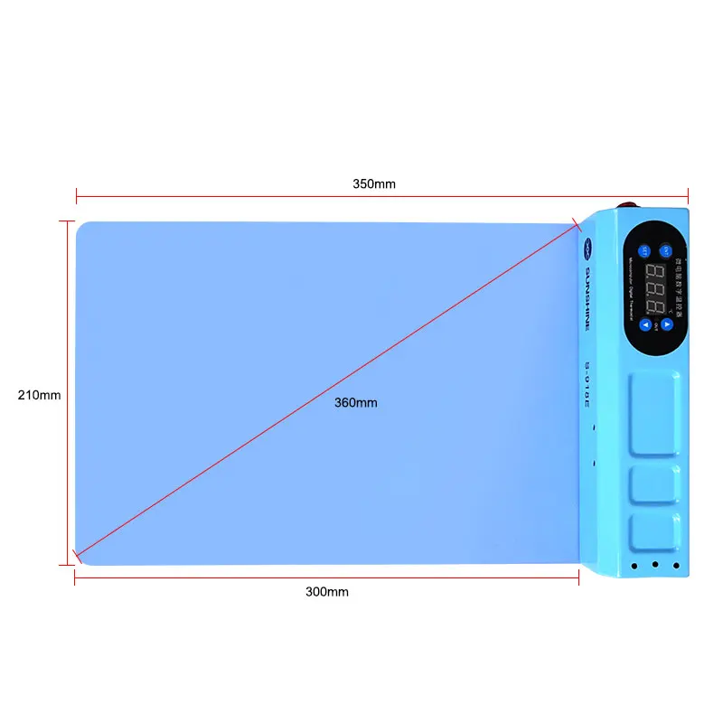 SUNSHINE Newest LCD Screen Separate heating stage separator Repair Tool for Iphone Samsung Mobile Phone for Ipad Tablet S-918E