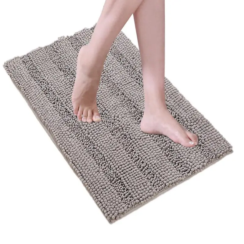 

Bathroom Mat Absorbent Bath Rugs Soft Bathroom Shower Mat Absorbent Plush Bathroom Rug For Shower Bath Room Tub And Kitchen