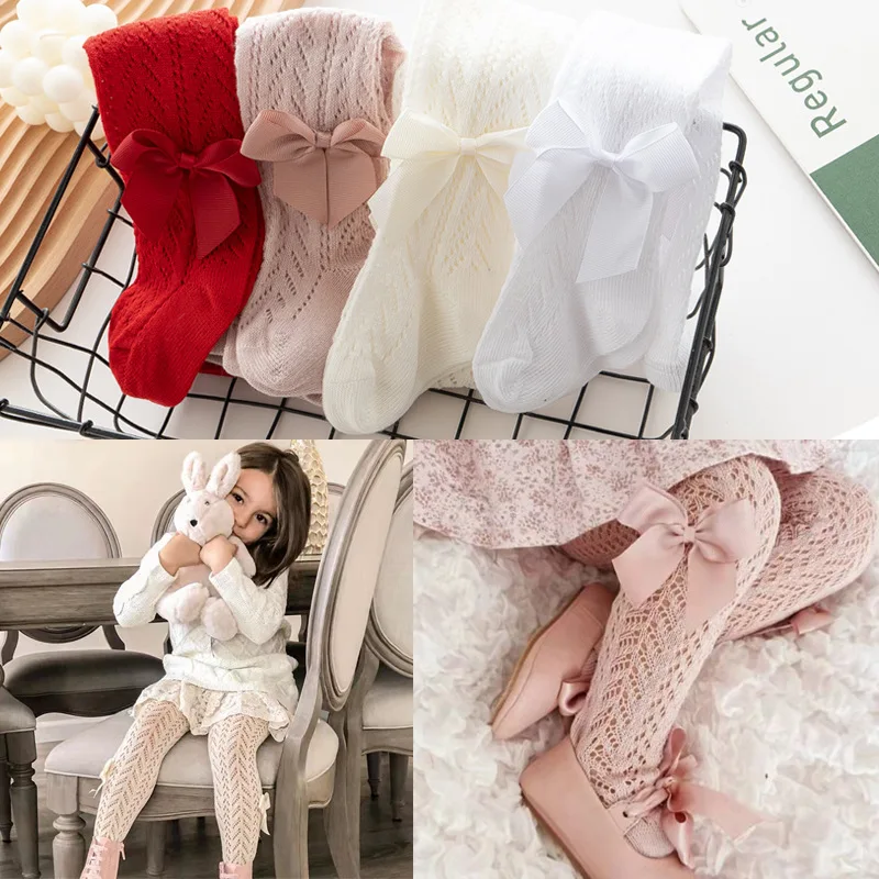 Knit Tights Girls Pantyhose for 0 to 5 Years Baby Autumn Winter