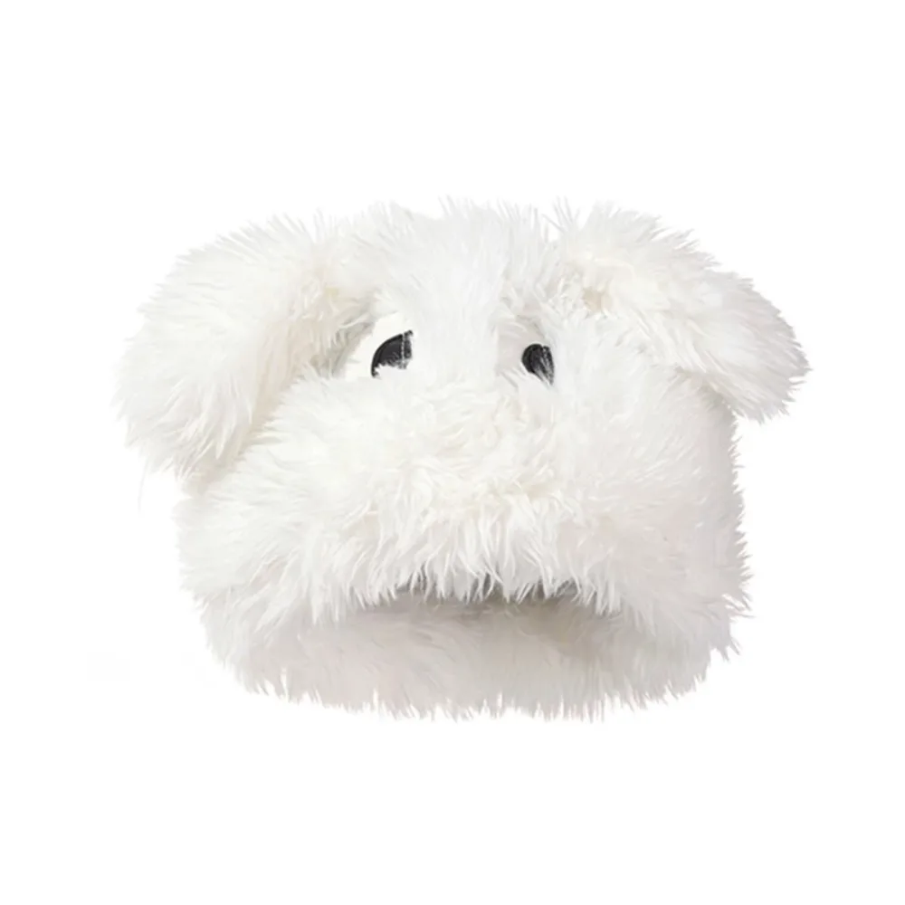 Warm Acrylic Plush Knitted Beanie Hat for Women