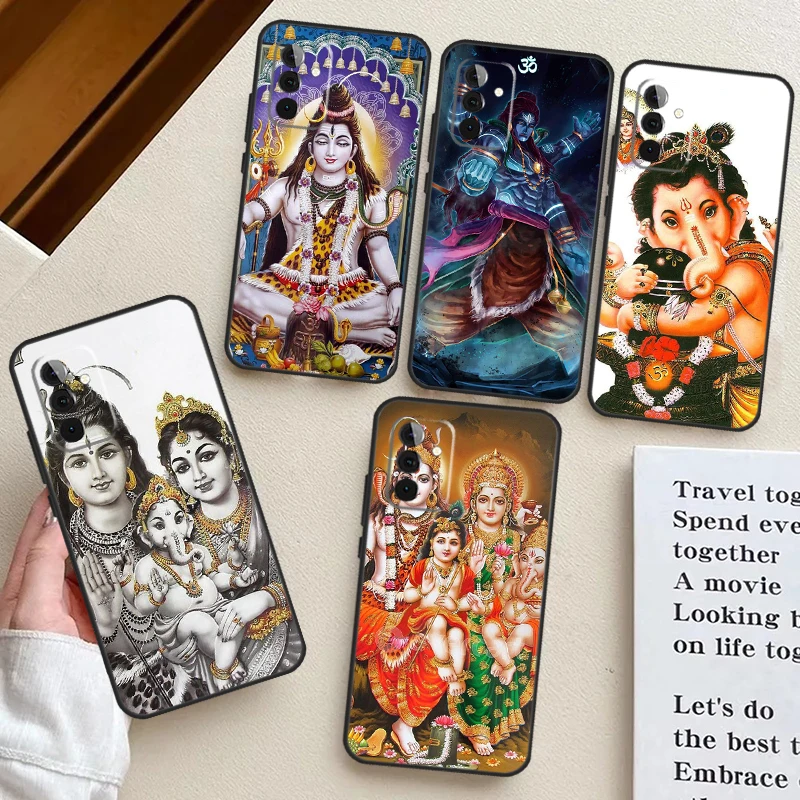 Custodia God Diety Indù Ganesha Shiva Per Samsung Galaxy A52 A53 A54 A12 A13 A14 A32 A33 A34 A23 A24 A72 A73 A51 A71 A15 A25