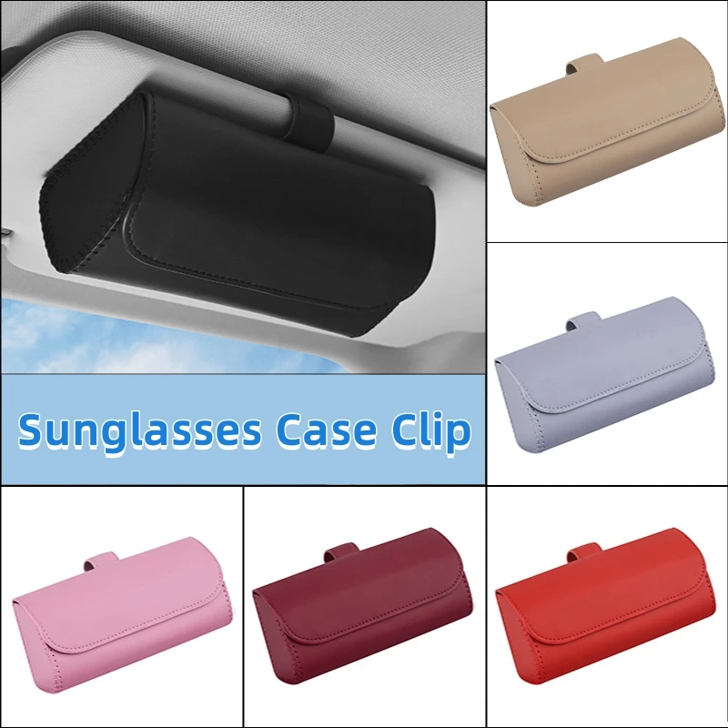 Car Visor Sunglasses Glasses Case Clip Hanger Fastener Holder