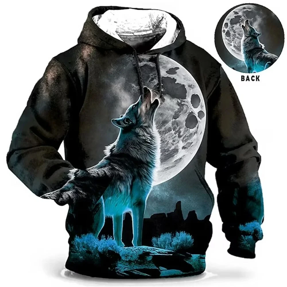 thumbnail image 1 of Sudadera con capucha divertida para hombre con estampado 3D de Divine Beast Green Dragon, estilo neutro, informal, de talla grande, 1 of 4