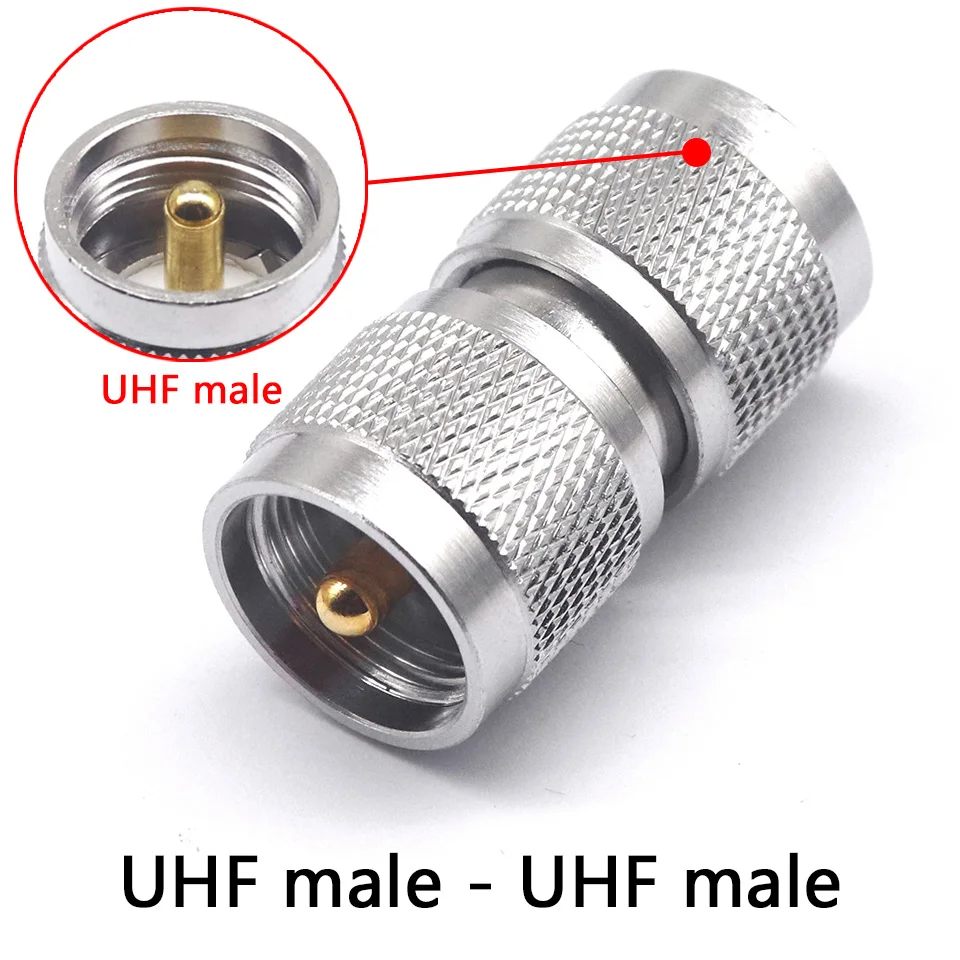 RF Connector Right Angle Elbow Adapter - UHF/N Male & Female 90 Degree