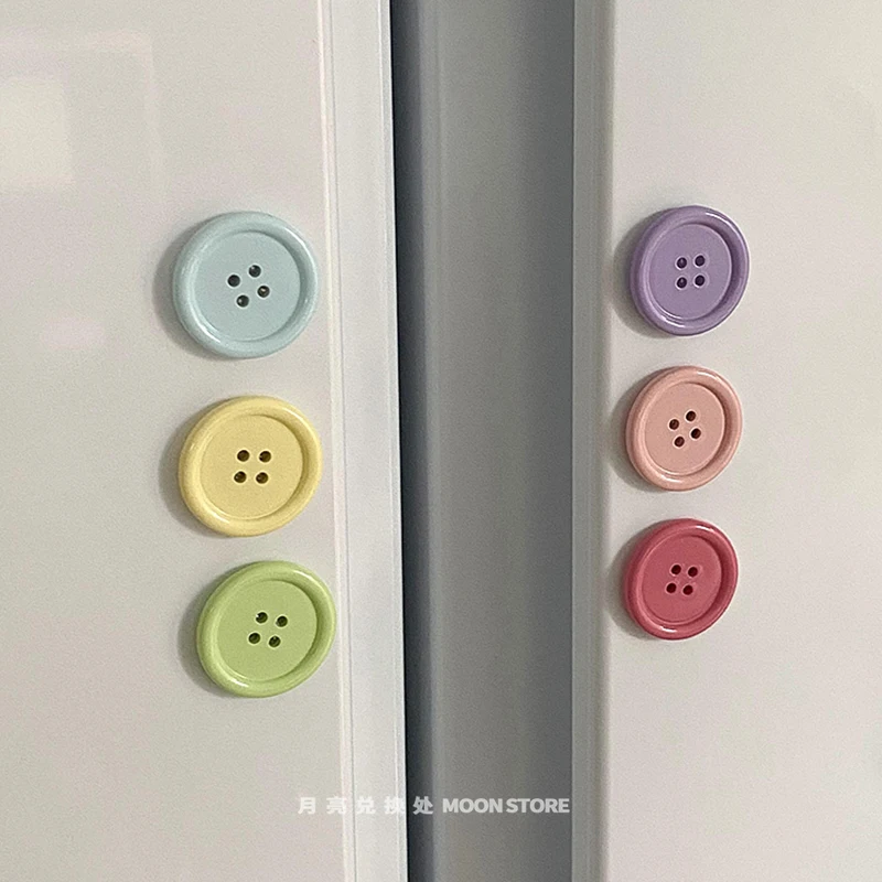 Candy Colored Buttons Fridge Magnet Photo Message Board Magnetic Home Decoration