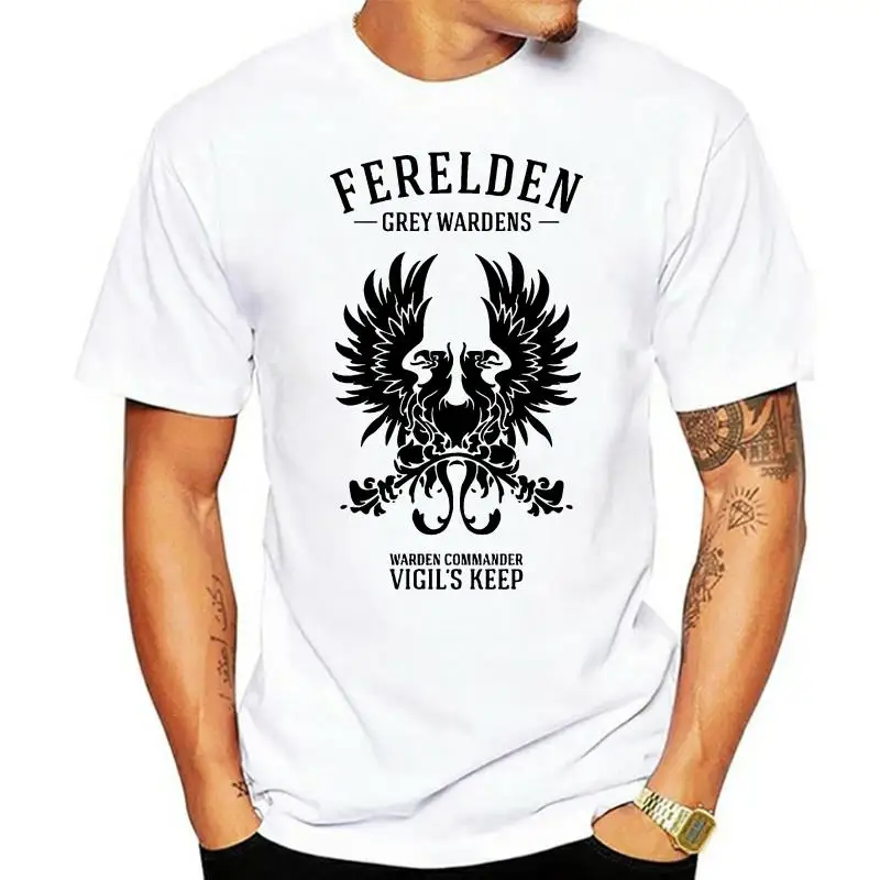 

Men t-shirt Grey Wardens (dark) by firlachiel tshirt Women t shirt