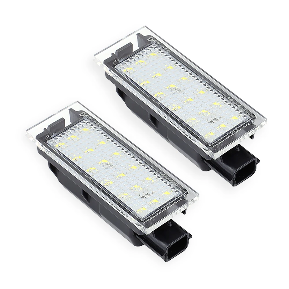 2Pcs Lampe de Plaque D'Immatriculation de Numéro LED de Voiture Pour  Renault Megane 2 Clio Laguna 2 Megane 3 Twingo Master Vel Satis - Cdiscount  Auto