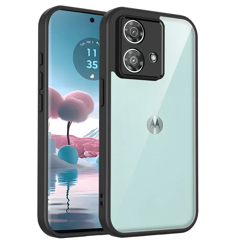 Clear Silicone Shockproof Phone Case with TPU Bumper