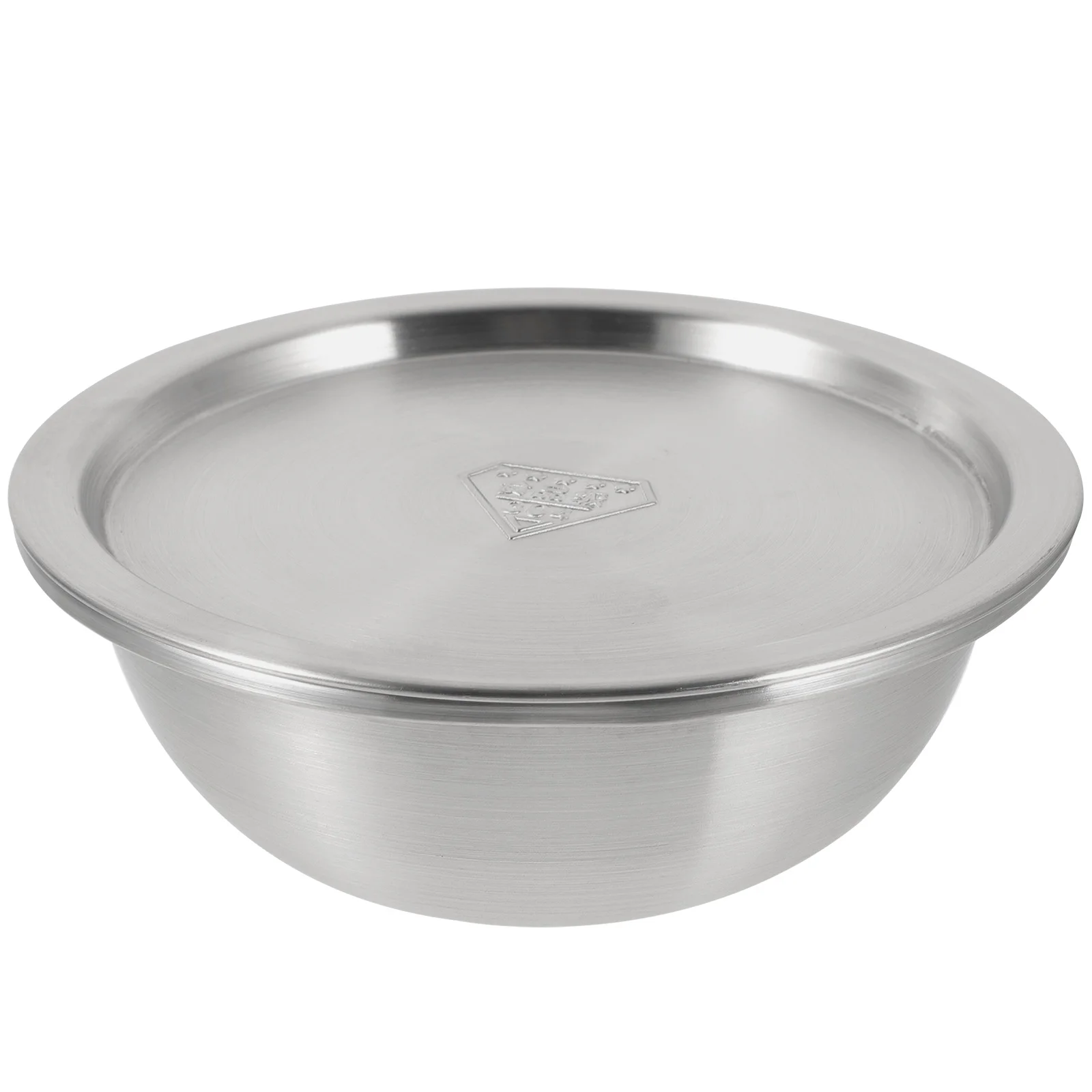 

Stainless Steel Salad Bowl Simple Designs Kitchen Metal Mixing Storage Soup with Lid for Easy Clean
