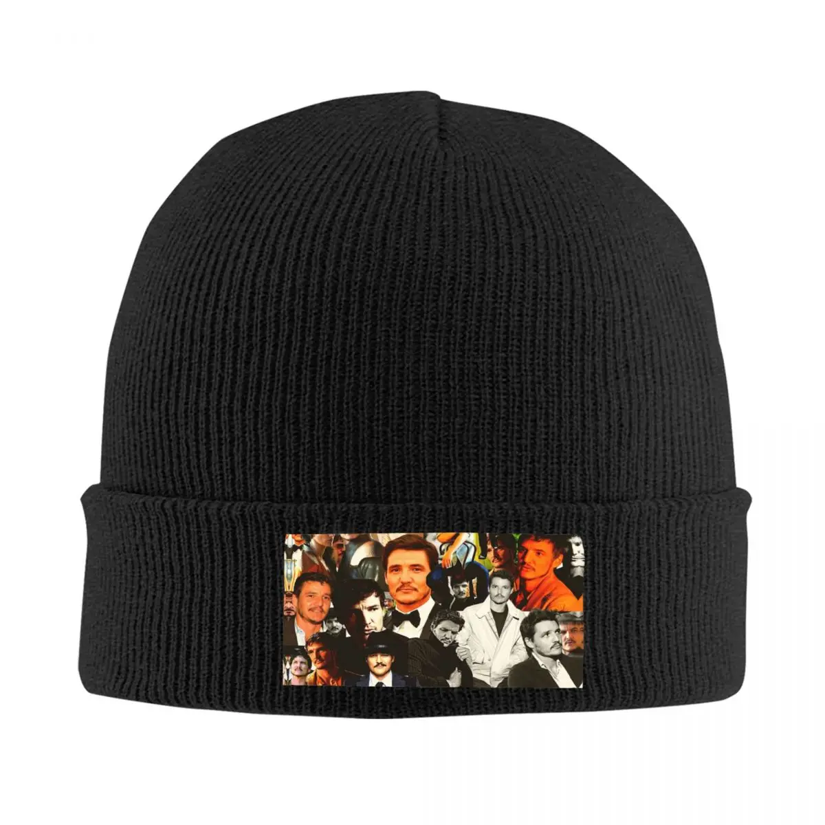

Pedro Pascal Ultimate Collage Fan Art Skullies Beanies Caps Men Women Unisex Cool Winter Warm Knitted Hat Adult Bonnet Hats