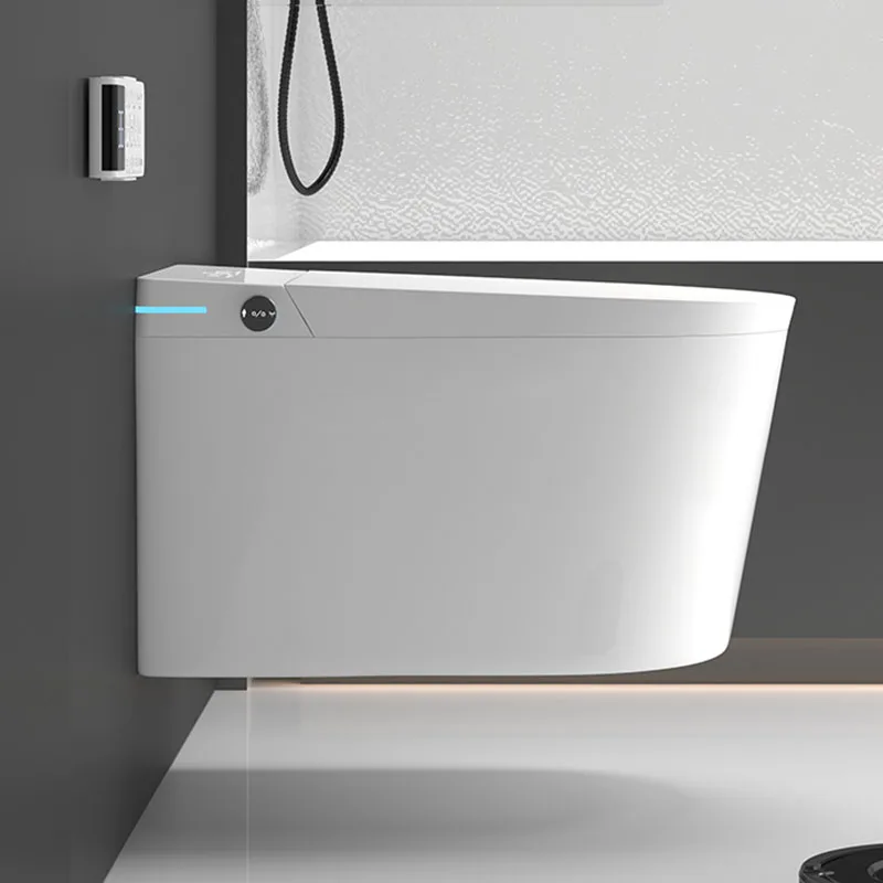 Bathroom Concealed Cistern Back to Wall Smart Wc Intelligent Wall Hung Toilet Set With Remote Control
