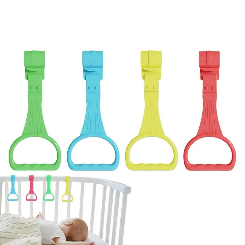 

Baby Playpen Pull Rings 4pcs Baby Crib Pull Up Rings Ergonomic Comfortable And Practical Baby Bed Stand Up Rings Walking