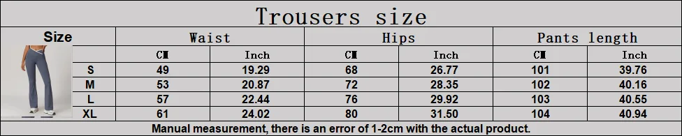 flare legging size