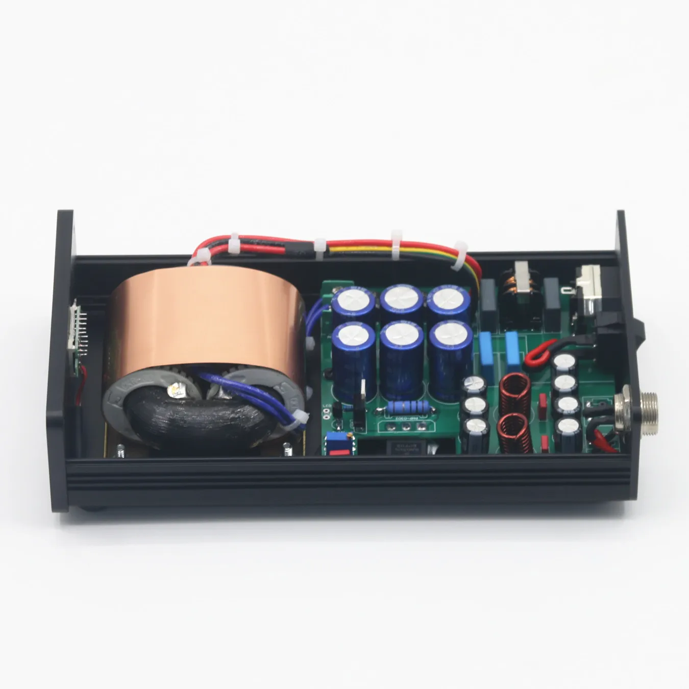 PR1 50VA R-Core DC 5V 선형 전원 공급 장치 듀얼 출력 524V(옵션) 프리앰프/DAC DC LPS용