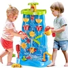 Kids Waterfall Water Table , Double-Sided Water Sand Table for Boys Girls, Outdoor Toys Age 3-8, Activity Table Summer Toys 3