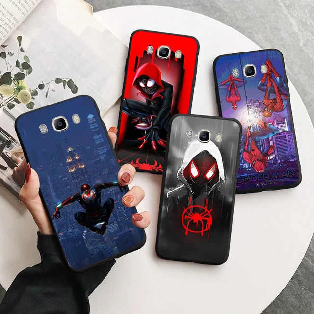 Funda de silicona suave para teléfono Samsung, carcasa de color negro con  diseño divertido de Spiderman, Marvel, Galaxy j8, j7, j6, j5, j4, j3, j2  Plus, Prime Core 2018, 2016 - AliExpress
