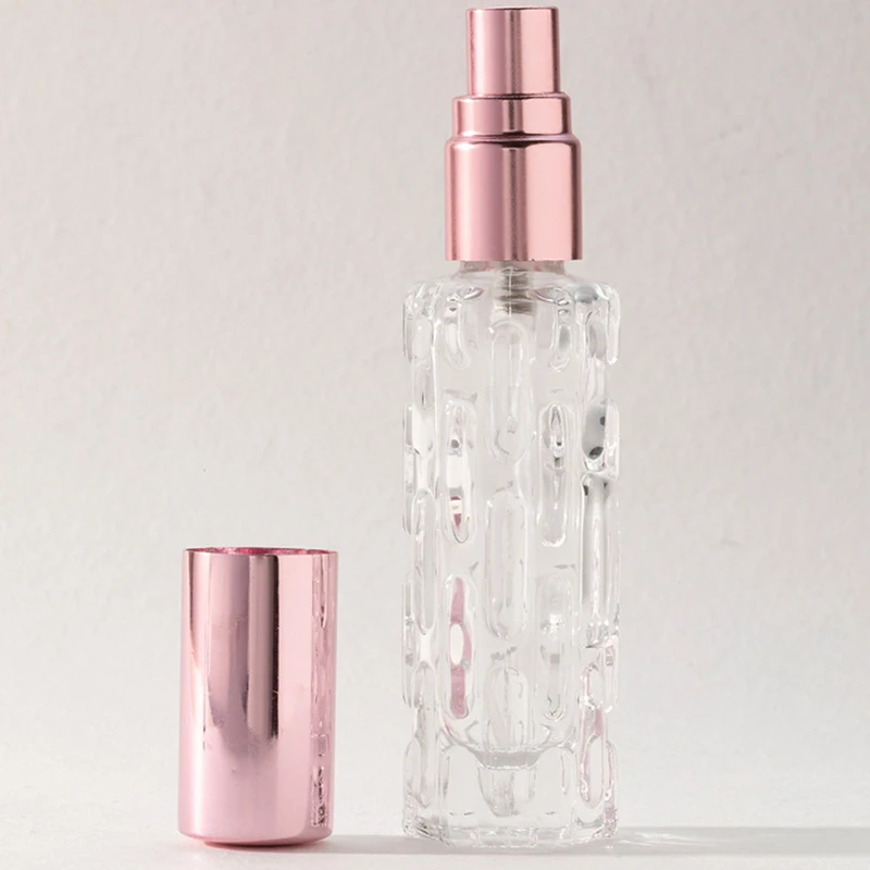 두꺼운 유리 용기 Empty10ml 향수 리필 병 휴대용 화장품 스프레이 분무기 휴대용 여행 서브 병