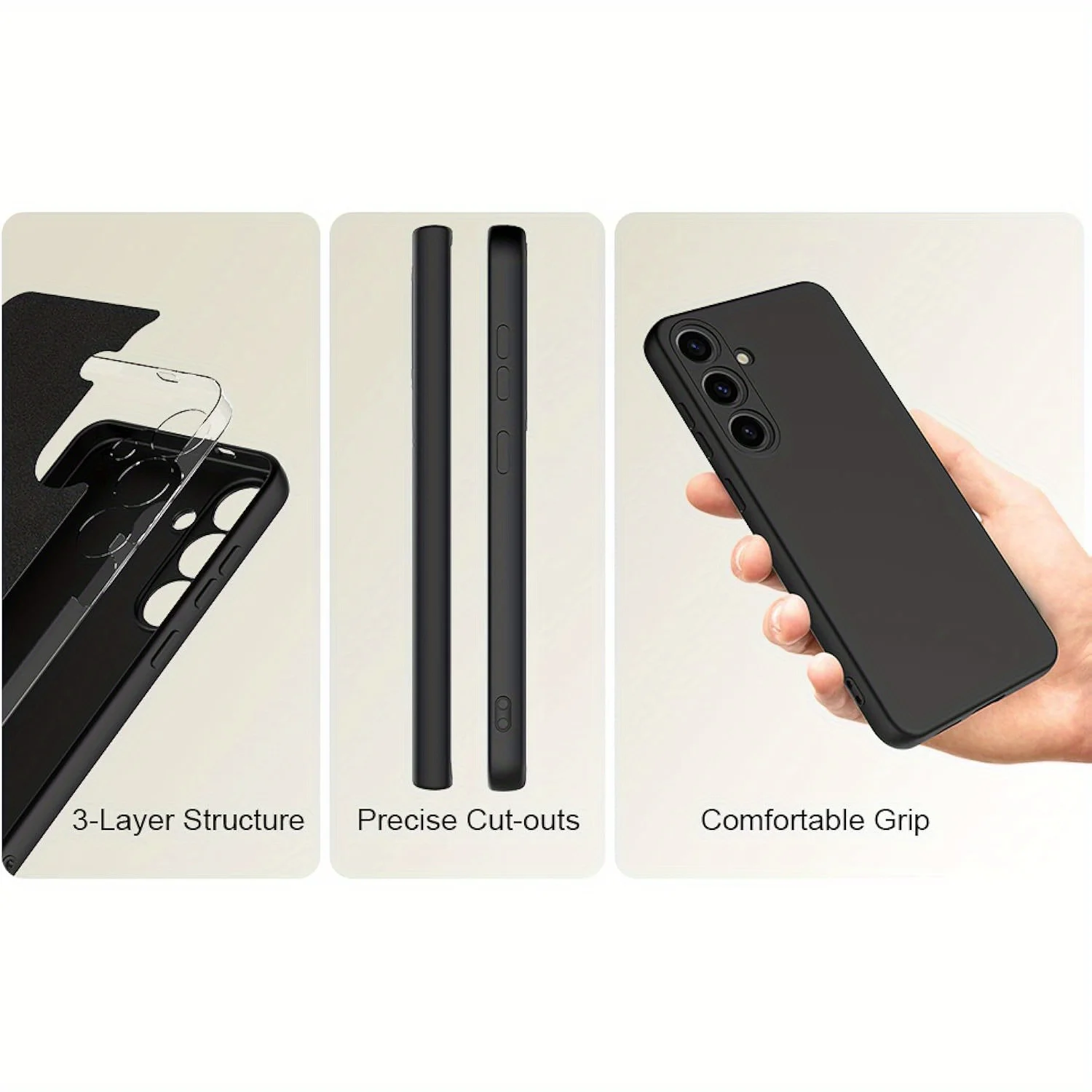 Noble Fashion Solid Colour Shockproof Liquid Silicone Phone Case