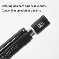 Pentel PG1000 Graph For PRO Black Mechanical Pencil,0.3~0.9mm Multi-purpose Professional pencil set for drawing and sketching 5