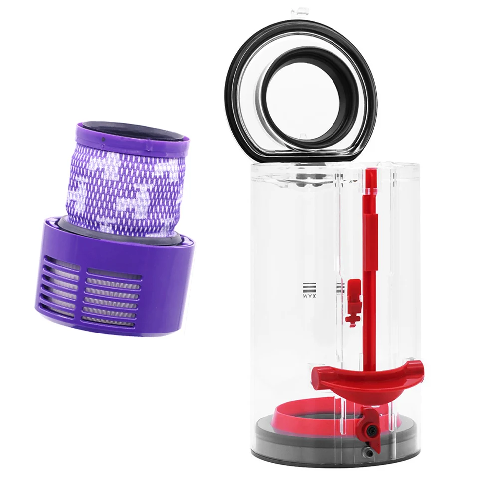 

2pcs Dust Bucket And Filter For Dyson V10 SV12 969509-01 969082-01 Household Appliances Vacuum Cleaner Accessories